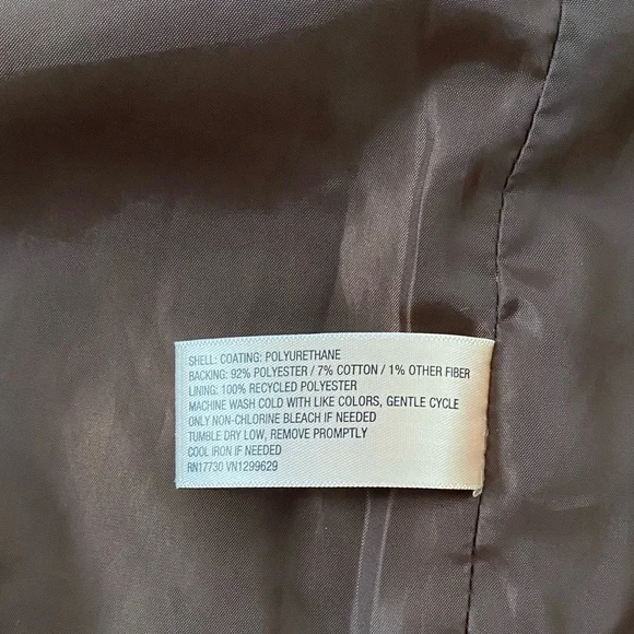 Long Faux Leather Coat - Picture 5 of 5